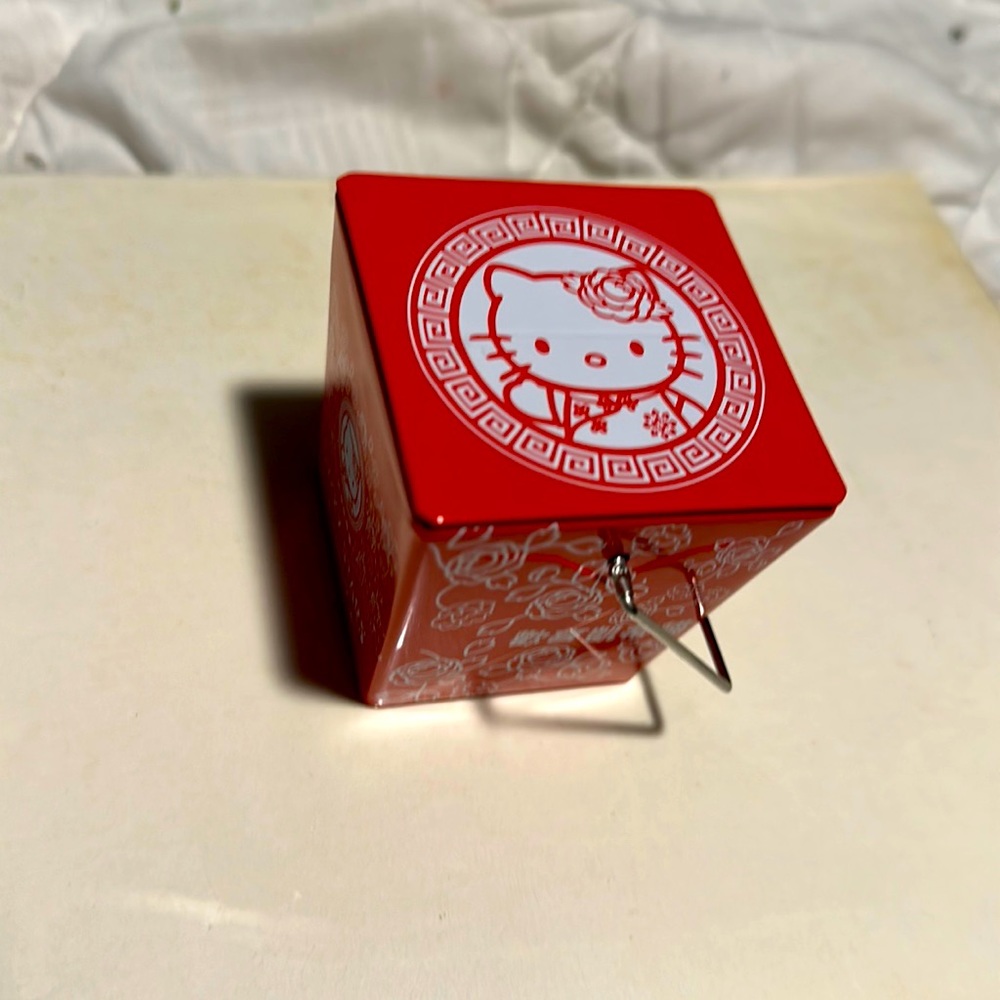 Hello Kitty, cute metal candy storage container, “2-“3 inch
